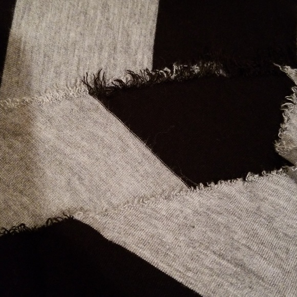 Kensie Maxi Skirt grey/black stripe - Picture 3 of 3